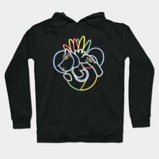 Neon Chrome Pony Hoodie